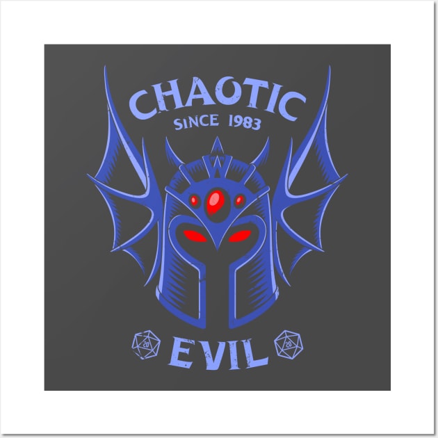 Chaotic Evil Wall Art by drsimonbutler